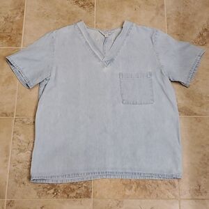 Vintage Cherokee denim v neck t shirt